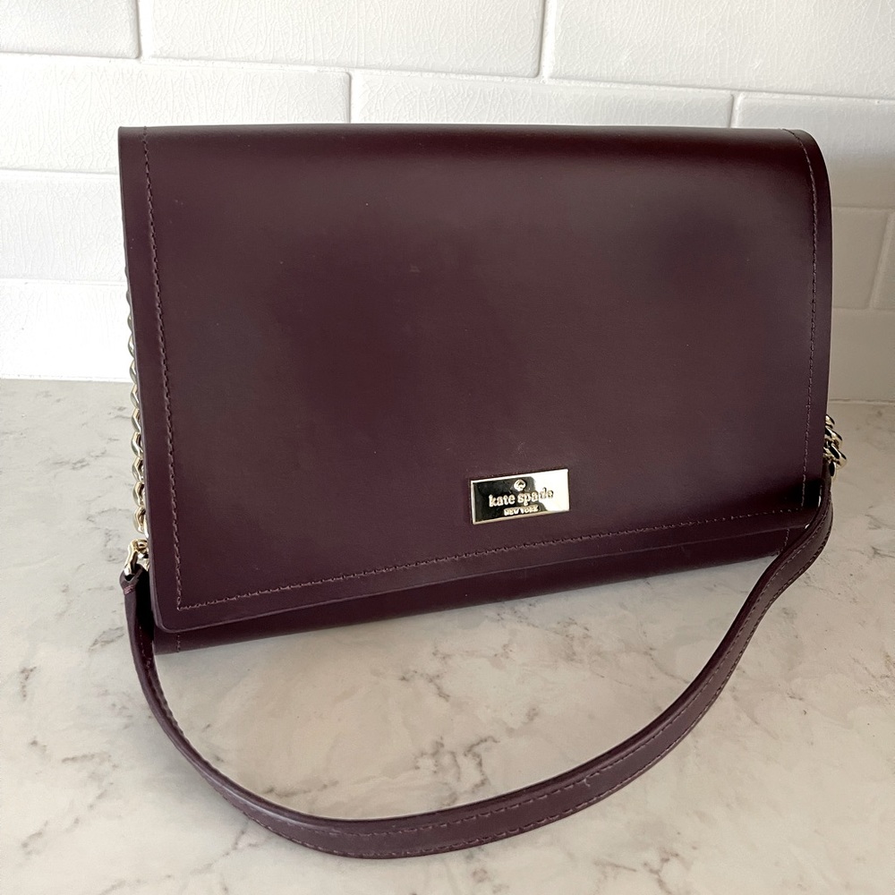 Kate spade plum shoulder bag